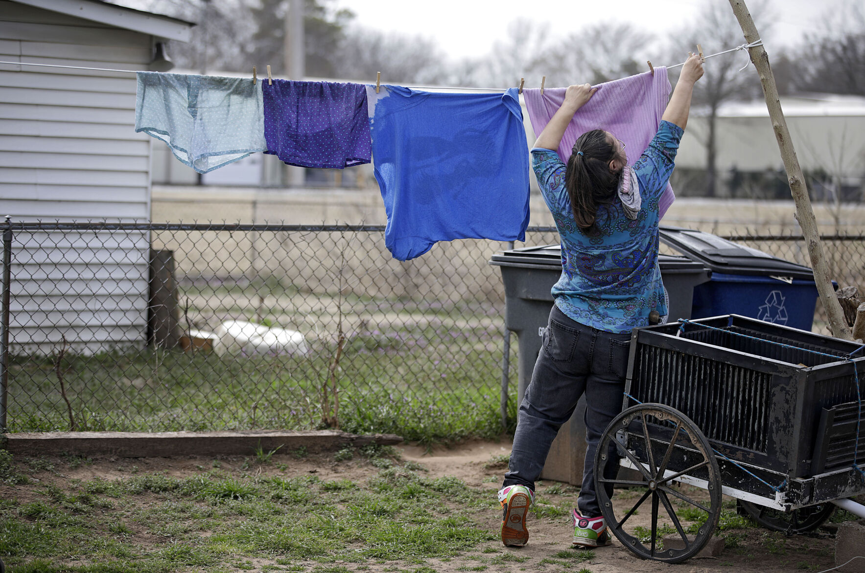 Doing the laundry